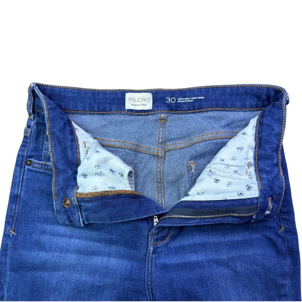 Pilcro and the Letterpress High Rise Boot Cut Jeans Medium Wash Womens Size 30 - Picture 5 of 13
